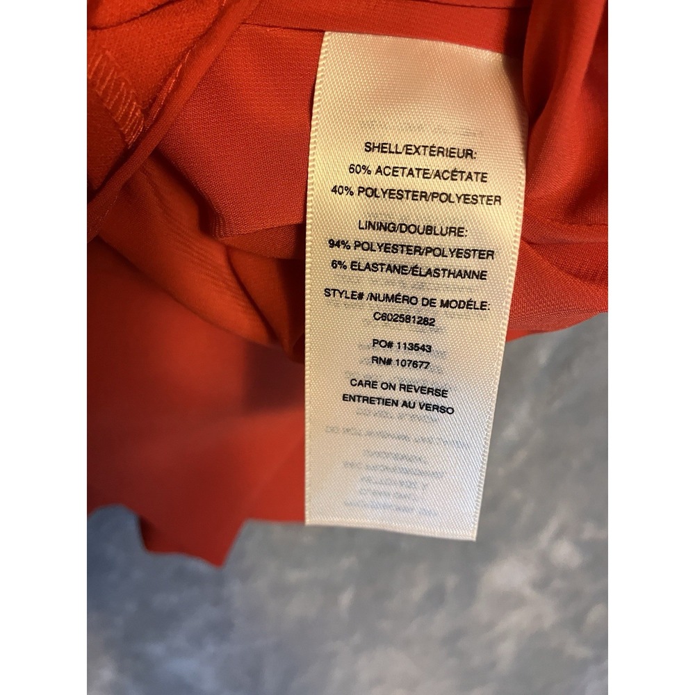 Alice Olivia Classic Dress Party V Red Bodycon Women's 0 Romantic‎ Spring NWT - Picture 9 of 12